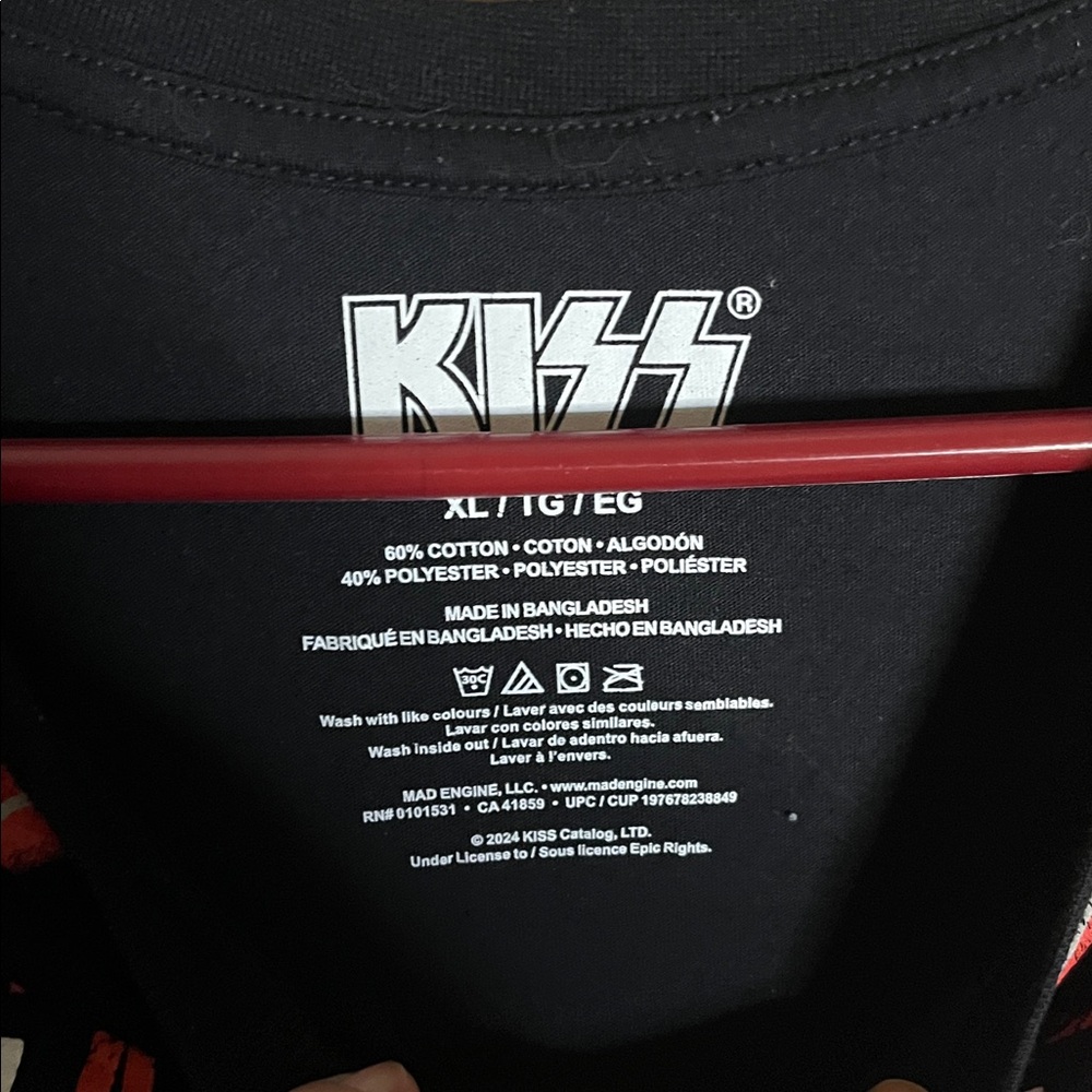 😄KISS Tshirt Gene Simons  oversized xl - Picture 3 of 4